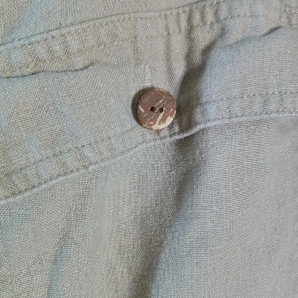 🦋 Vintage Orvis Linen Capri Pants Beige Plus Size 18